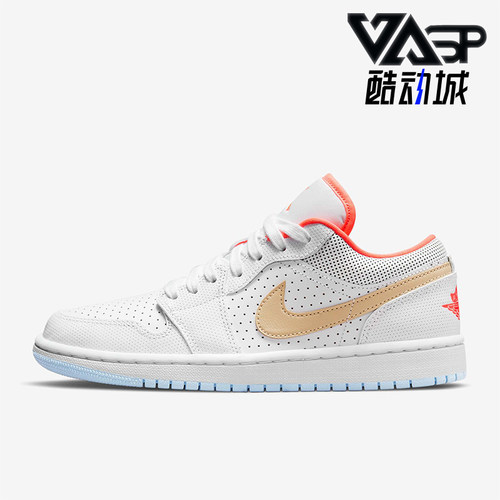 Nike/耐克正品JORDAN女士休闲系带透气复古篮球板鞋DC9509-100