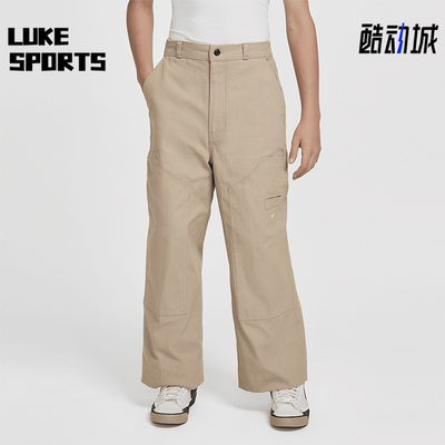 Nike/耐克正品2025冬季款男士刺绣经典直筒运动长裤FV8047-247