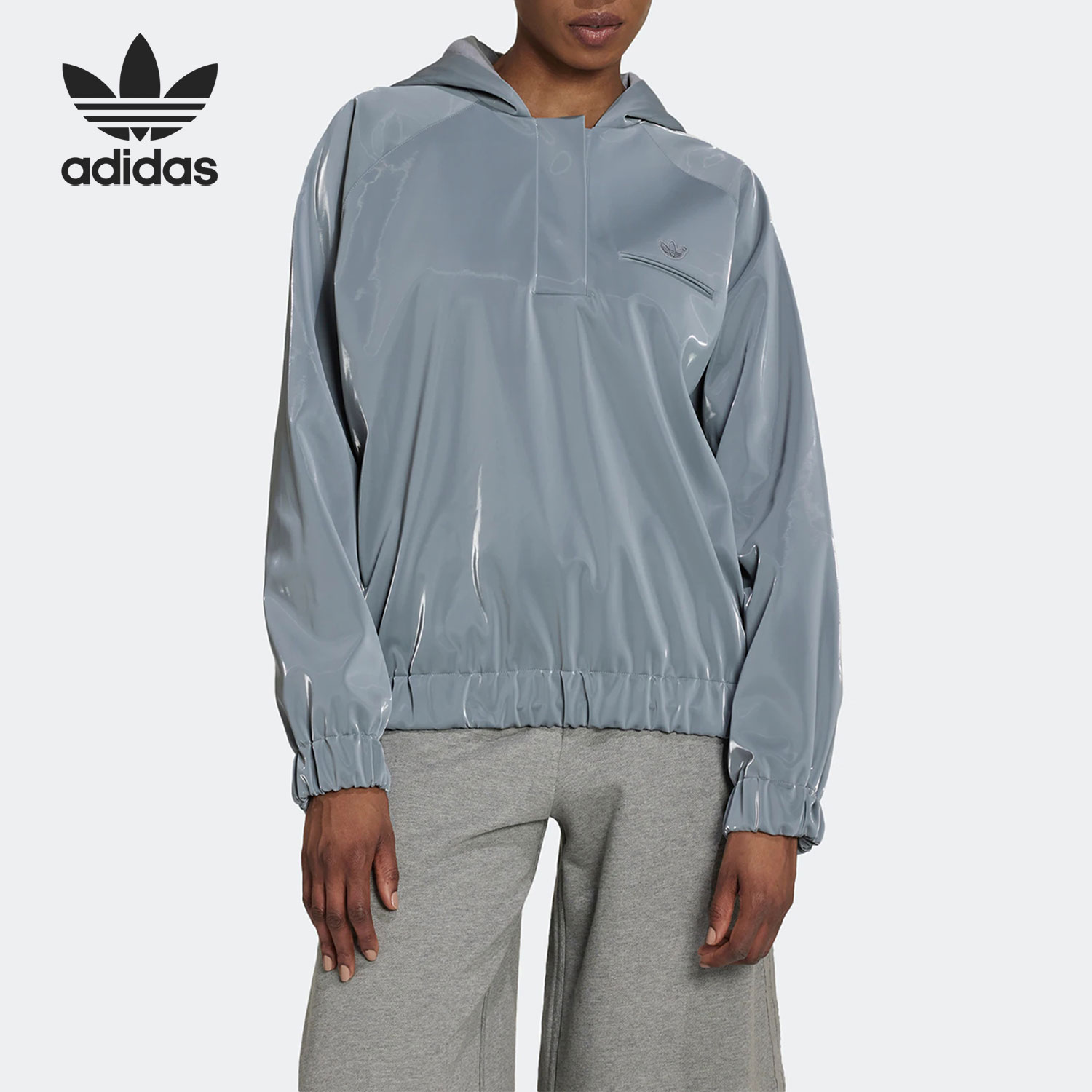 宽松连帽外套Adidas/阿迪达斯