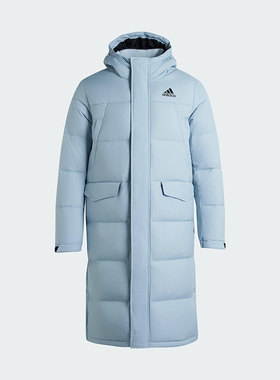 Adidas/阿迪达斯正品V L DOWN PARKA男士长款保暖羽绒服KF6747