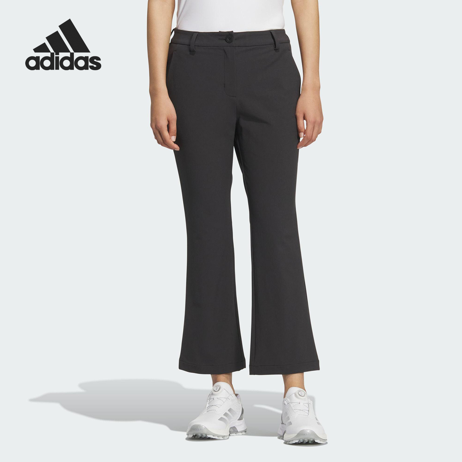 Adidas/阿迪达斯官方正品2025夏季款女士修身运动日常长裤JM7187