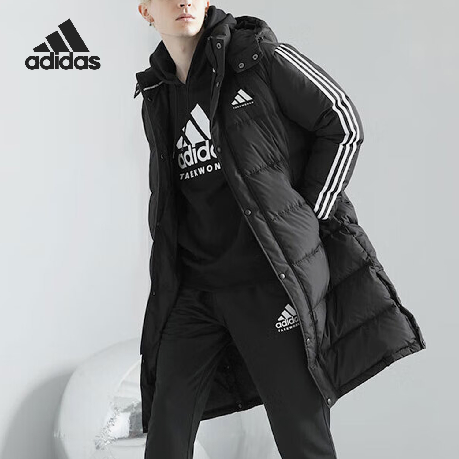 Adidas/阿迪达斯正品新款男女同款经典羽绒服ADIPK01TKD-BW