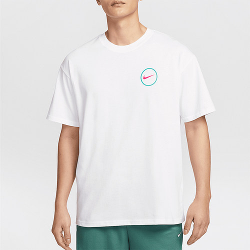 Nike/耐克正品2025夏季款男士简约宽松针织经典休闲T恤HJ3407-100