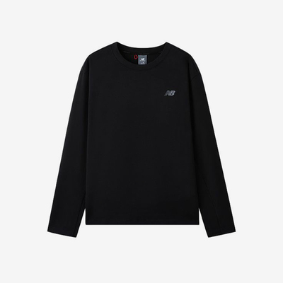 New Balance/NB正品2025新款男女户外休闲运动长袖T恤NDF13021-BK