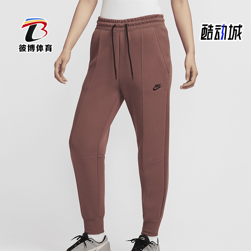 耐克女士束脚运动休闲中腰长裤