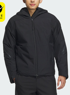 Adidas/阿迪达斯正品秋冬新款男士宽松保暖连帽外套JZ8413