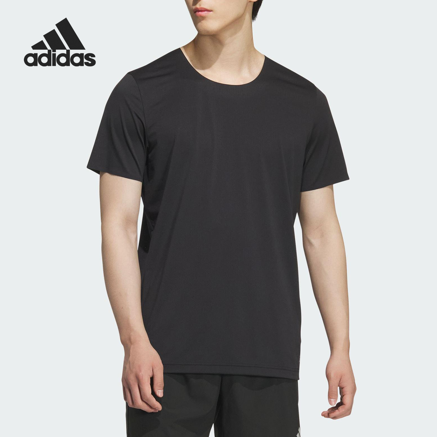 Adidas/阿迪达斯官方正品ESS SS TEE M男士运动跑步短袖KH3751