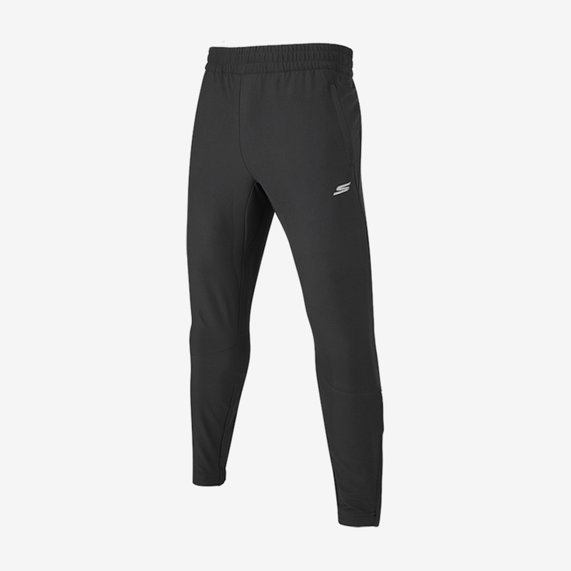 Skechers/斯凯奇正品冬季新款男士简约时尚梭织运动长裤
