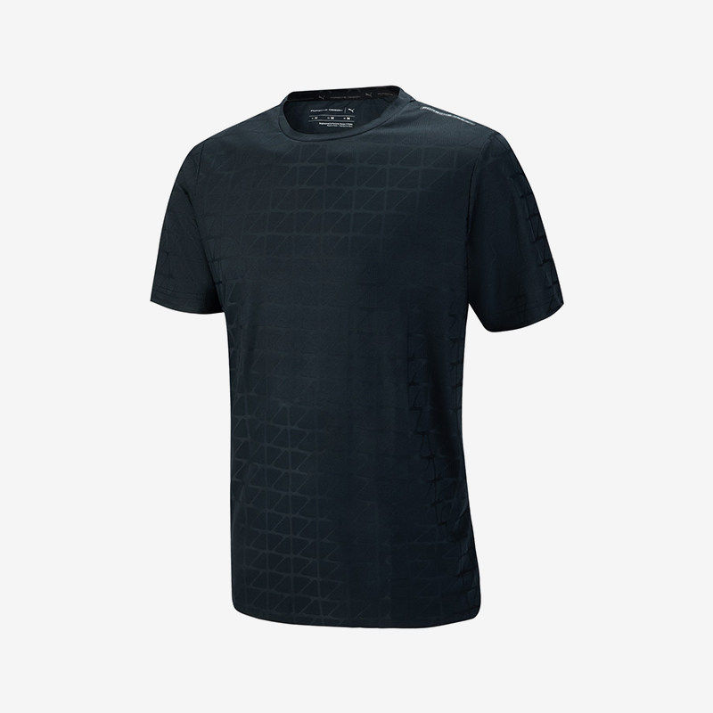 Puma/彪马正品M PD JACQUARD TEE 男士复古透气休闲短袖T恤