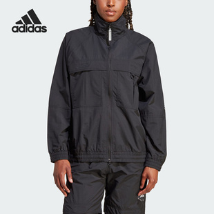 TT女子立领运动夹克外套IJ0563 WOVEN Adidas 阿迪达斯正品