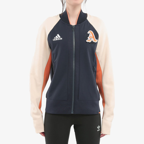 Adidas正品拼色运动透气休闲外套