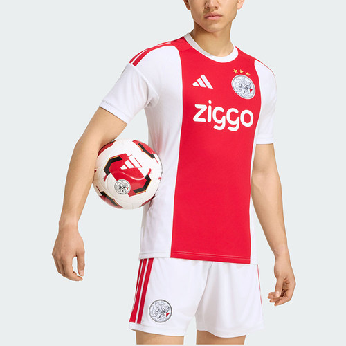 Adidas/阿迪达斯正品男士休闲透气运动圆领足球衣T恤JZ4694