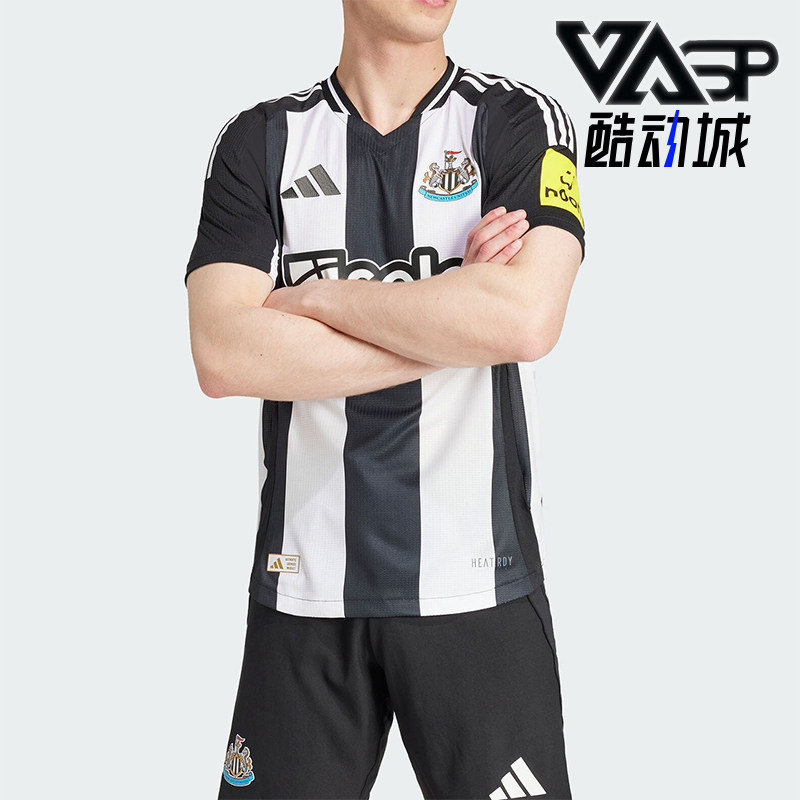 阿迪达斯男士透气足球运动球衣