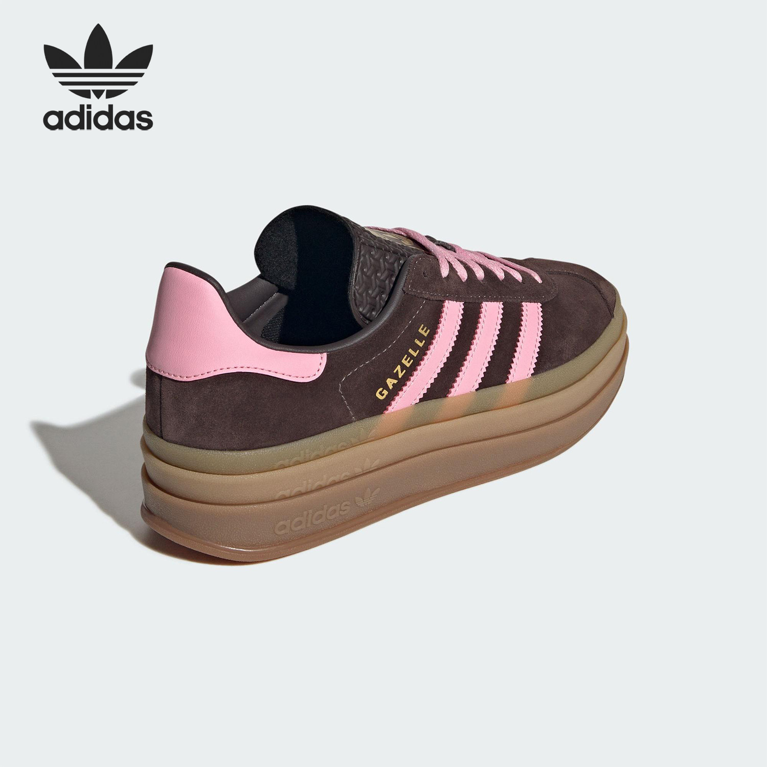 Adidas/阿迪达斯正品三叶草女士休闲厚底经典耐磨运动板鞋IH6786