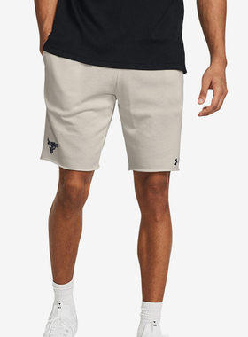 UA/安德玛正品新款男士简约系带经典户外针织运动短裤1361751-130