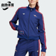 文化夹克外套JF0550 阿森纳足球休闲女士经典 Adidas 阿迪达斯正品