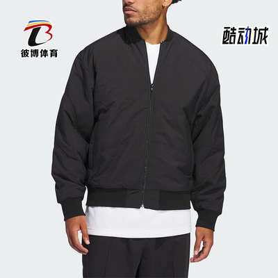 阿迪达斯男士运动休闲棉服