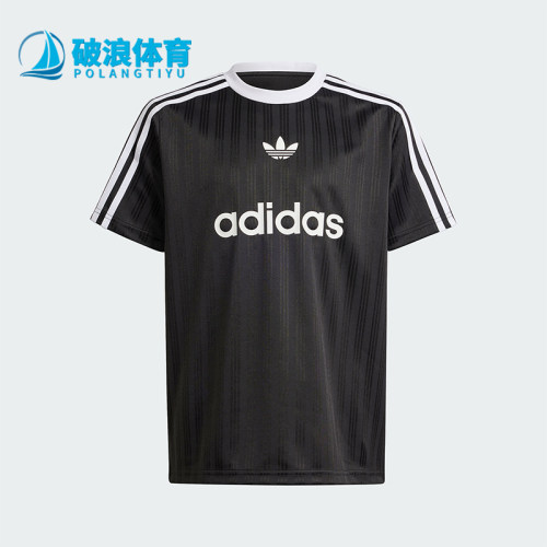阿迪达斯大童经典运动短袖