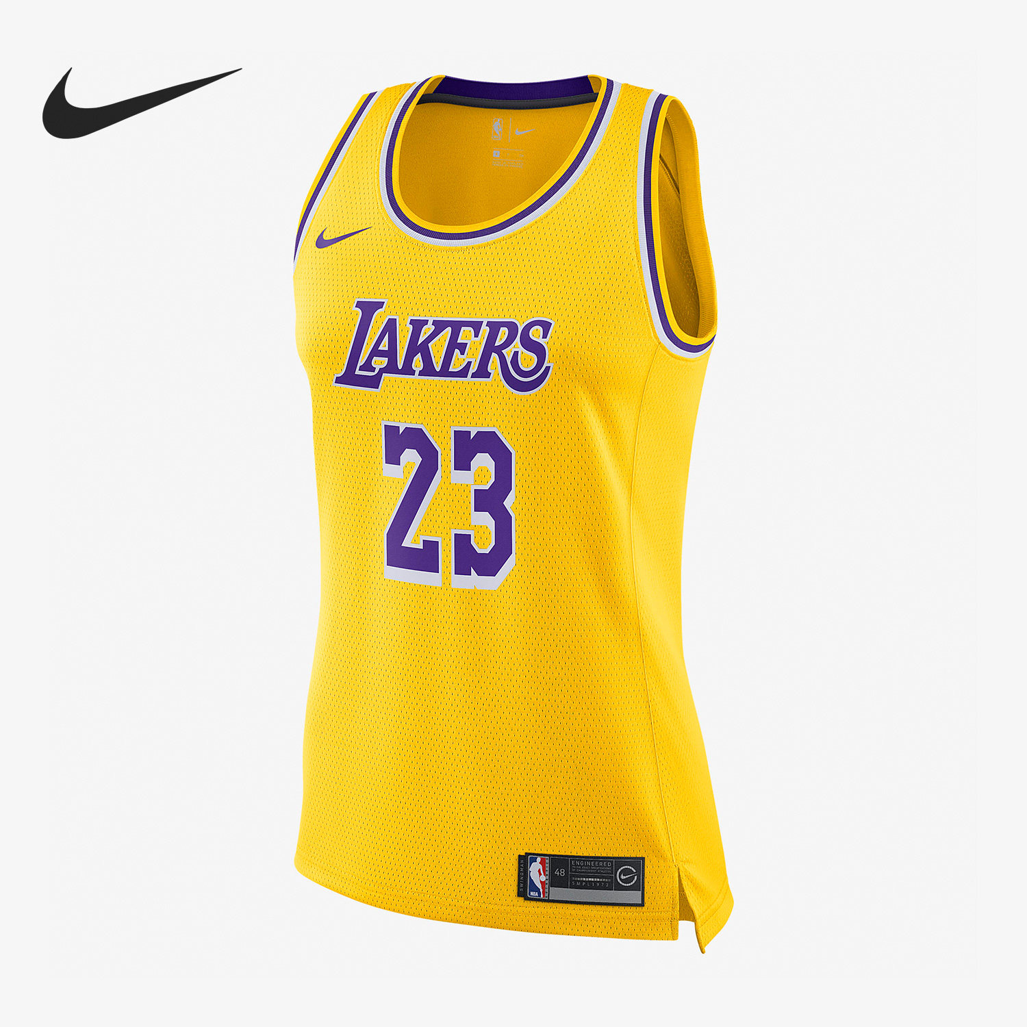 Nike/耐克正品詹姆斯湖人队23号篮球男子运动背心AA7125-736