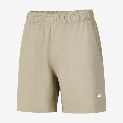 Skechers斯凯奇正品女舒适柔软休闲运动百搭短裤P225W249-00EG