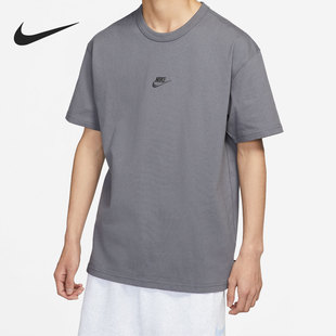 耐克正品 DO2052 男子刺绣小勾LOGO T恤 021 运动圆领短袖 Nike