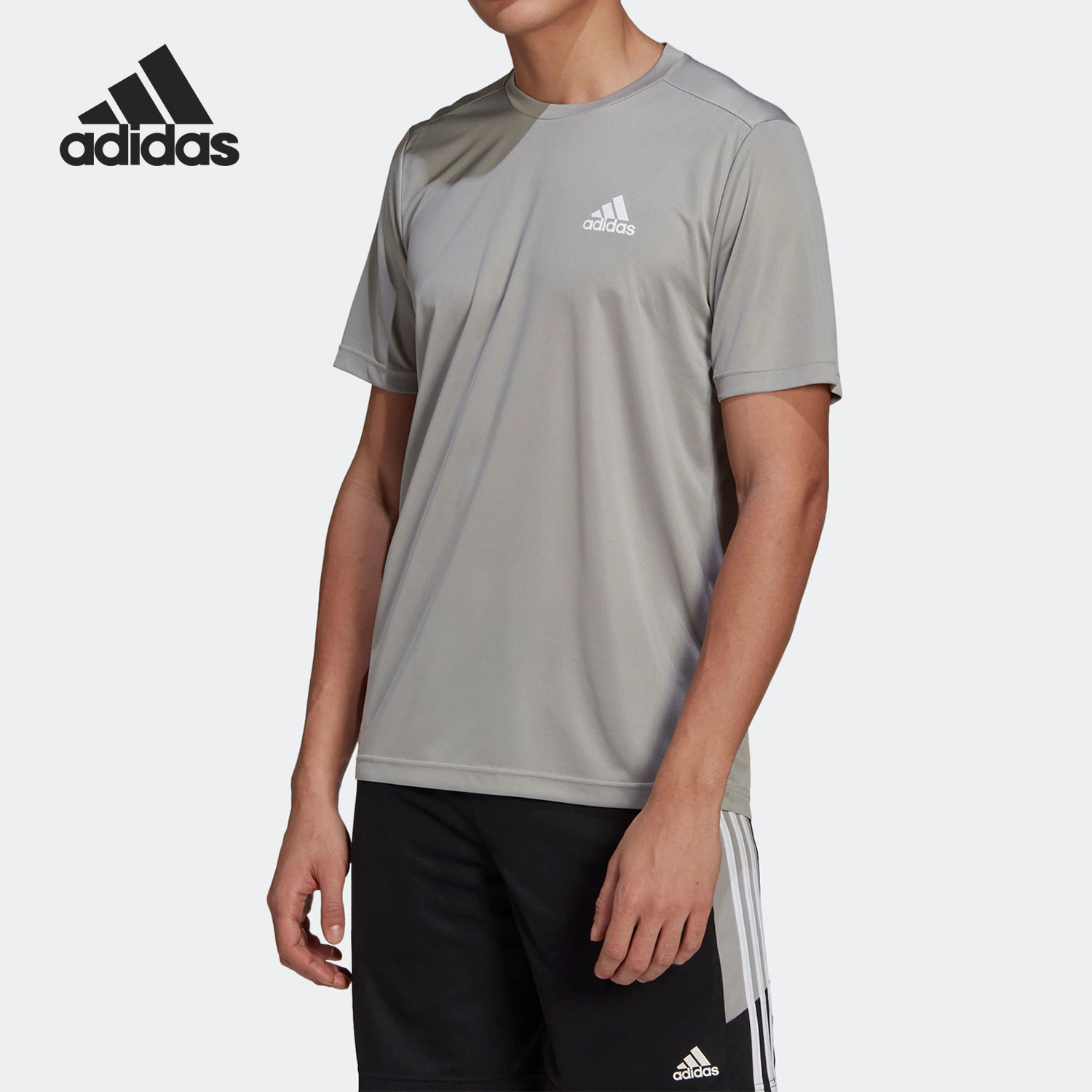 Adidas/阿迪达斯正品M PL T男子休闲运动夏季T恤POLO衫GM2121