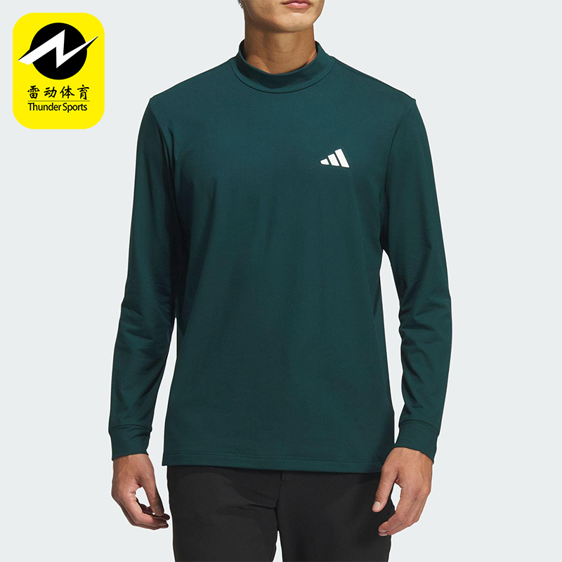 Adidas/阿迪达斯正品春秋男士运动保暖高尔夫复古长袖T恤JM0237