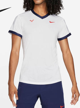 Nike/耐克正品新款女白蓝色网球训练轻盈网球T恤CV2803-101