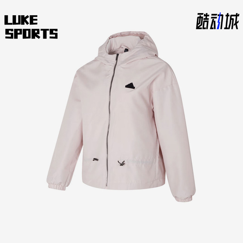 Adidas/阿迪达斯正品TECH WV JKT女士梭织连帽加绒外套IM8815