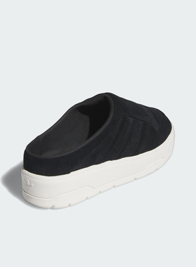 Adidas/阿迪达斯官方正品三叶草女士经典厚底耐磨休闲拖鞋IF4651