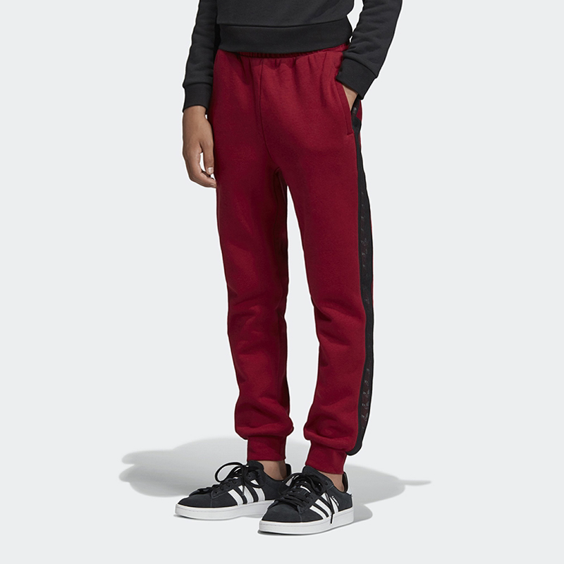 Adidas/阿迪达斯正品三叶草 TAPE PANTS 大童装休闲裤子 EI7455图片