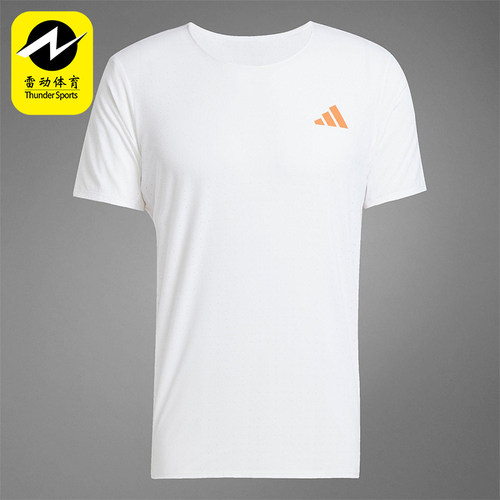 Adidas/阿迪达斯正品经典男士经典跑步健身运动修身圆领T恤JD4200