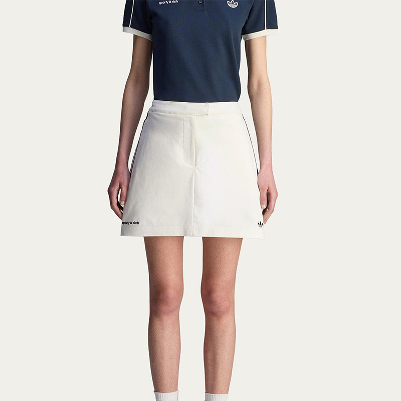 Adidas/阿迪达斯正品三叶草女士网球三条纹经典运动裙裤JL7194