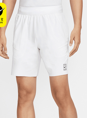 Nike/耐克正品Dri-FIT男士透气网球训练经典运动短裤FZ9323-100