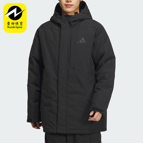 阿迪达斯男士防泼水运动羽绒服