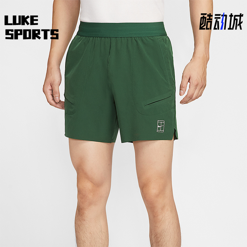 Nike/耐克正品Dri-FIT男士轻盈网球运动训练透气短裤FZ6914-323