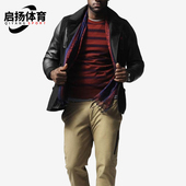 耐克正品 春秋男士 拼接翻领双排纽扣经典 Nike 夹克外套507703 010