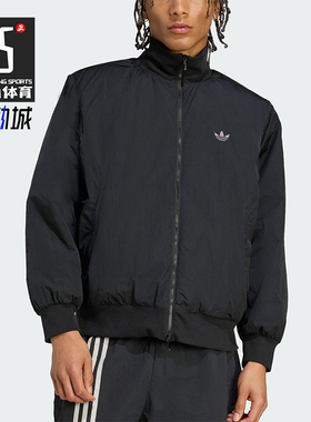 Adidas/阿迪达斯正品2025秋季款男士日常立领保暖梭织棉服JX7783