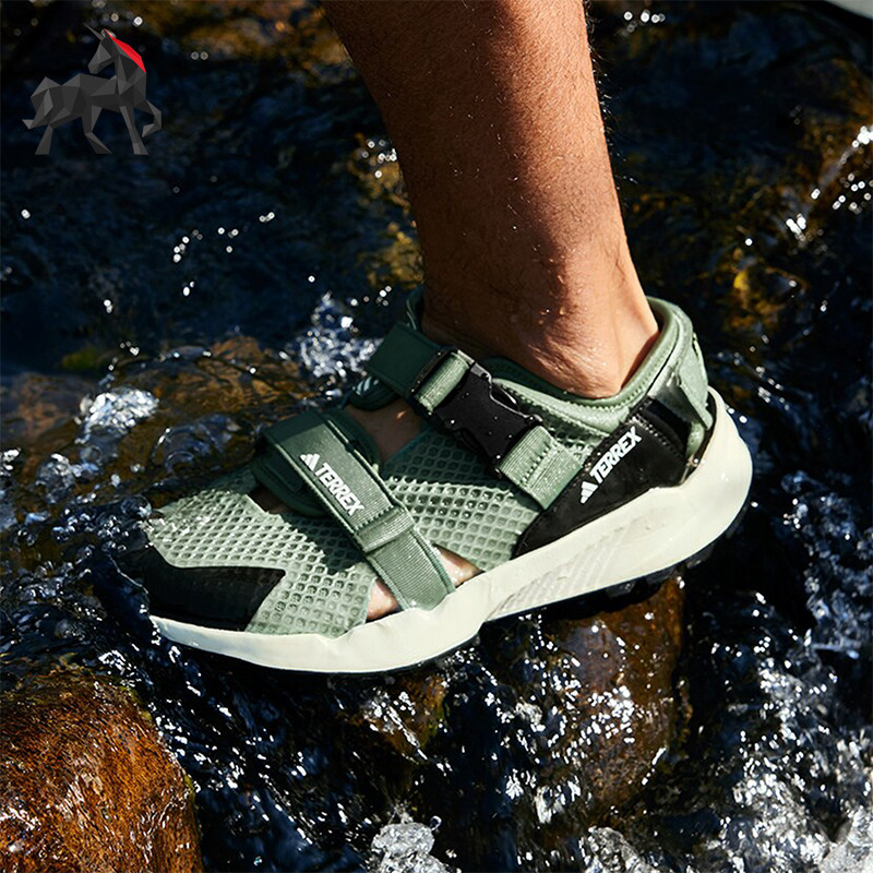 Adidas/阿迪达斯HYDROTERRA AT男女款户外织物运动防滑凉鞋IF9167 - 实物图