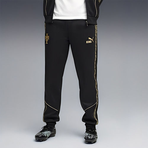 Puma/彪马正品2025 男士足球运动束脚热身针织长裤707143-19