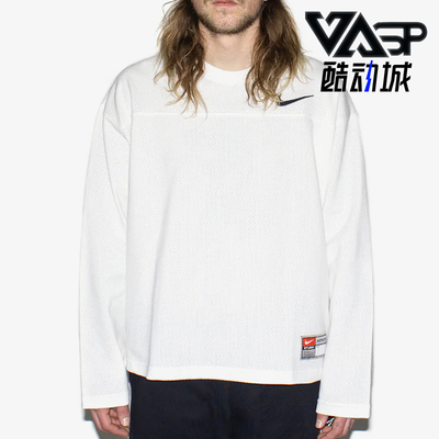 Nike/耐克正品Stussy 男女套头宽松运动圆领长袖上衣FJ9164-133
