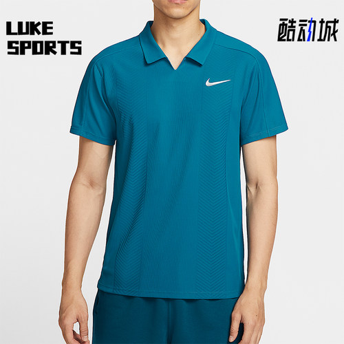 Nike/耐克正品NikeCourtSlamDri-FITADV网球经典POLO衫HM6753-301