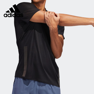 圆领T恤 Adidas EI6321 男子休闲运动短袖 新品 阿迪达斯正品 21夏季