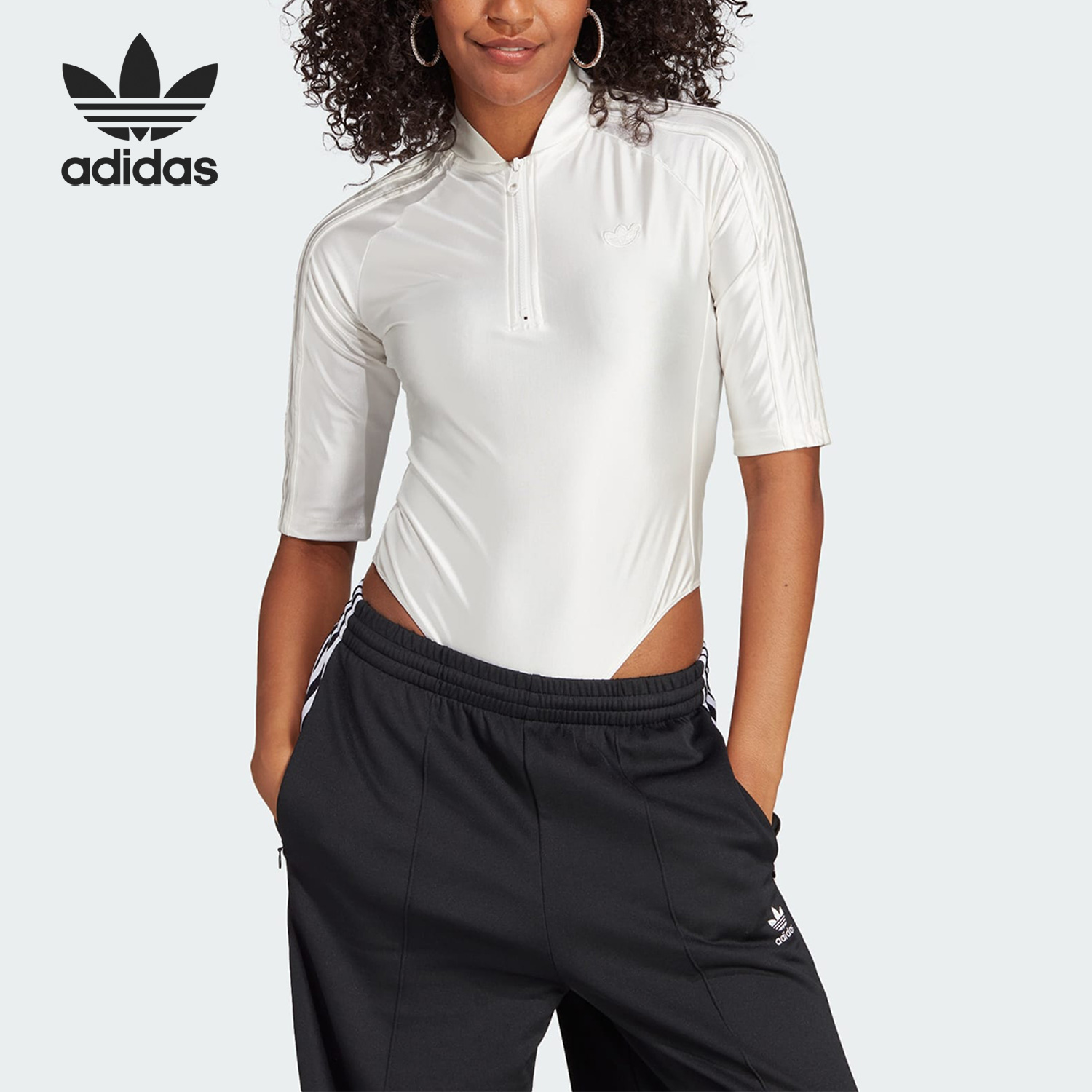 Adidas/阿迪达斯正品当季新款三叶草女子运动连体衣IL8521