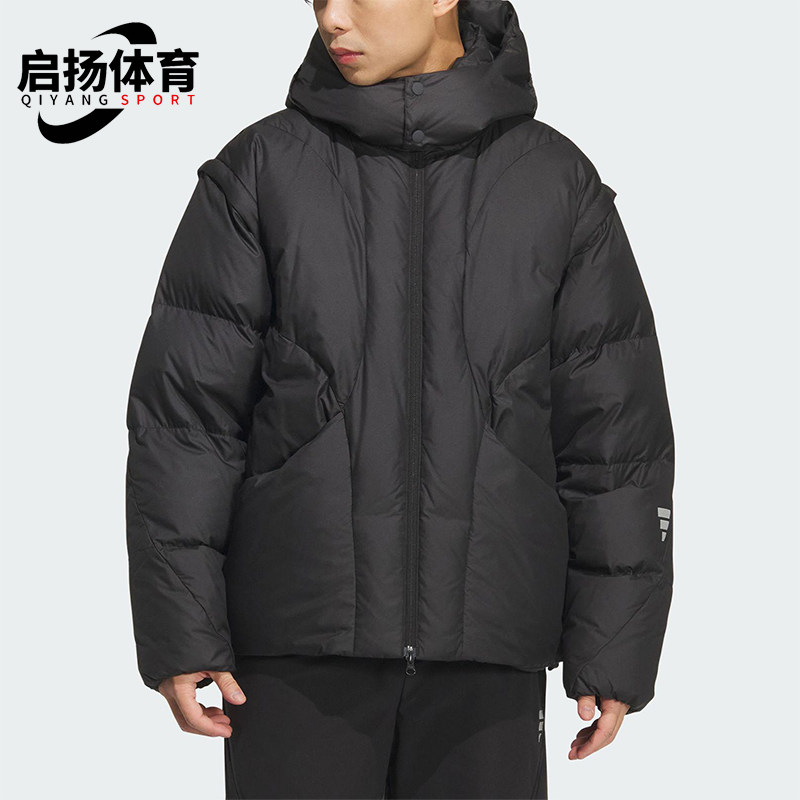 Adidas/阿迪达斯正品Future Style男士户外连帽日常羽绒服KC2587