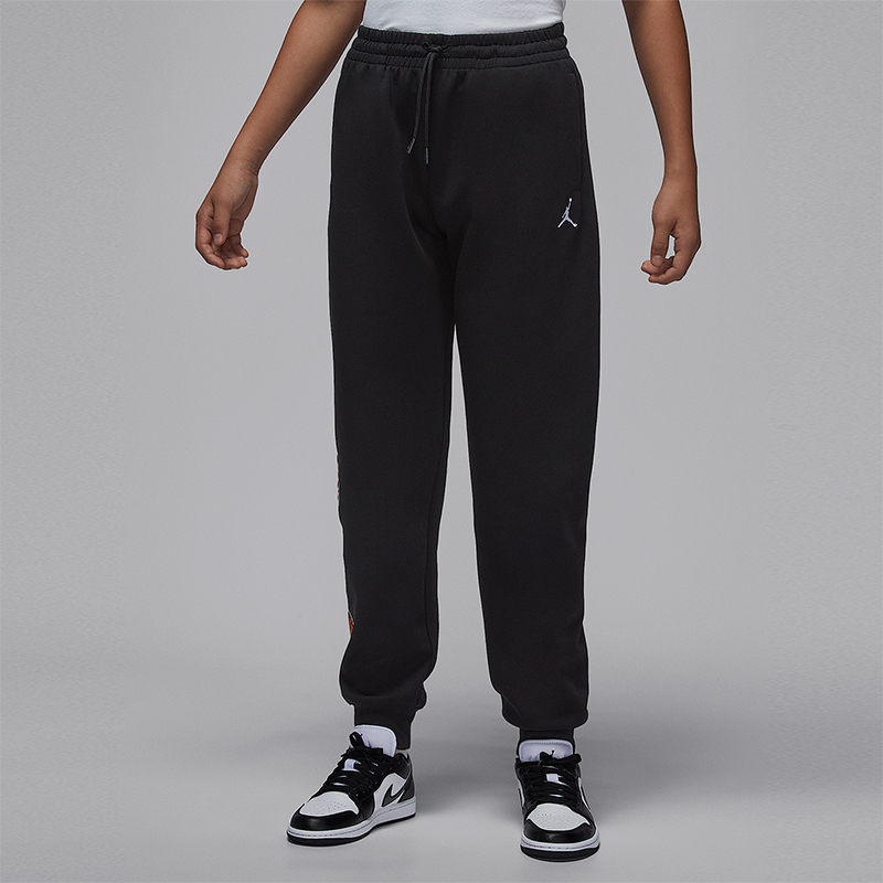 Nike/耐克正品JORDAN GS女子大童刺绣运动针织束脚长裤IO6219-045