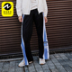 IN6297 三叶草复古女士侧开排扣休闲运动裤 Adidas 阿迪达斯正品