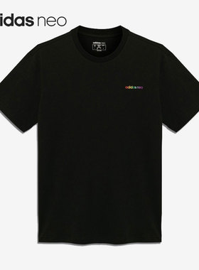 Adidas/阿迪达斯正品 U PD TEE1 男女舒适休闲短袖T恤 H65034