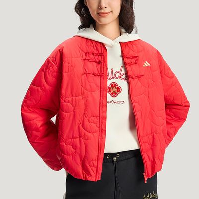 Adidas/阿迪达斯正品冬季女士柔软新中式简约经典时尚棉服KS0630
