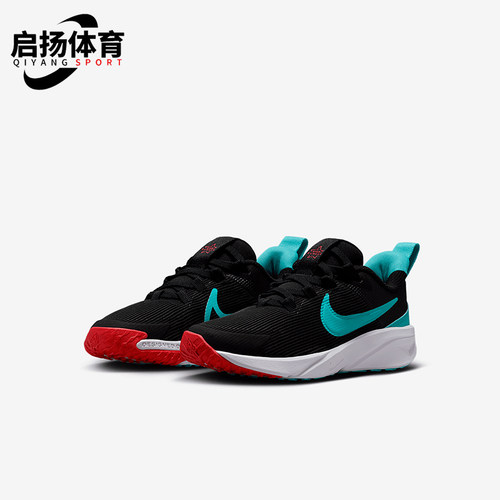 Nike/耐克正品Star Runner 4 小童轻便透气运动鞋DX7614-009